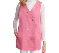 EMF Radiation Shield Vest, Faraday Fabric Apron, Double-layer Anti-Radiation Maternity Clothing,Pink,3XL
