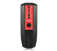 EMF Radiation Tester Dosimeter with 5 LED Indicators for Measuring Electromagnetic Fields Compatible with For Geiger Counter Devices (black+red)