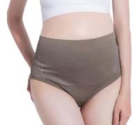 EMF Women's Radiation Protection Briefs, EMI Blocking Anti-Radiation Faraday Fabric Shorts, 100% Silver Fiber Underwear,Grey,One Size