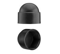 EMFA M12 bolts caps and nuts covers for spanner size 19 50 pcs. Black RAL 9005 M12 screw covers