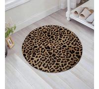 EMFSLA Bath Mat 24x24 in,Leopard skin pattern design for print seamless work,Non-Slip Bathroom Mat Machine-Washable,Ultra Soft and Water Absorbent Bath Rug for Bathroom