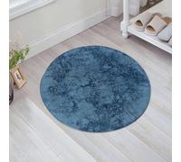 EMFSLA Bath Mat 24x24 in,Marble,Abstract Crack Pattern with Hazy Sketchy Effects Artistic Kitsch Design,Sla,Non-Slip Bathroom Mat Machine-Washable,Ultra Soft and Water Absorbent Bath Rug for Bathroom