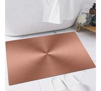 EMFSLA Bath Mat 24x35 in,Copper texture,Non-Slip Bathroom Mat Machine-Washable,Ultra Soft and Water Absorbent Bath Rug for Bathroom