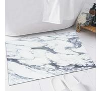 EMFSLA Bath Mat 24x35 in,Marble, antique marble, structured ocean style, organic granite, rock formation,Non-Slip Bathroom Mat Machine-Washable,Ultra Soft and Water Absorbent Bath Rug for Bathroom