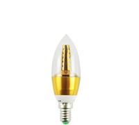 EMFYL fortunate lights 10Pcs AC220V LED E14 Bulb 7W 9W 12W Golden Silver Aluminum Candle Lamp Light For Crystal Chandelier Lampara Bulb (Color : Warm white, Emitting Color : Golden 7w Oval)