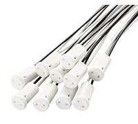 EMFYL fortunate lights 10pcs/lot G4 Lamp Socket 10cm 20cm 30cm White/Black G4 Lamp Holder For LED Crystal Heads Light Bulb (Color : 50cm)
