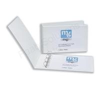 Emgee Presentation Ring Binder 50mm 4 D-Ring A3 White Ref 570520 [Pack of 2]