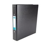 Emgee Ring Binders Heavyweight PVC 2 O-Ring Size 25mm A5 Black, Pack 10 Folders