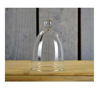 EMH Small Mouth Blown Glass Display Cover Cloche Bell Jar Dome Centrepiece 11.5 cm