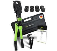 EMHAP Hydraulic Crimping Pliers, Crimping Tool with TH & V Contour for Copper Pipes, Aluminium Composite Tube and Stainless Steel Tube, Press Pliers incl