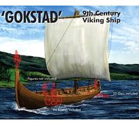 Emhar 1/72 Scale Gokstad 9th Century Viking Ship Model Kit