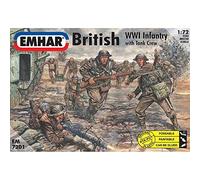 Emhar EM7201 Figure 1/72 WWI British Infantry and Tank Crew
