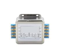 EMI Power Filter CW12B-3A 6A 10A 20A 30A 40A 50A 60A 380V 3Phase Interference Purification(40A)