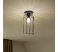 EMIBIG LIGHTING Ceiling lamp Barn, Ø 16 cm, black, metal, E27