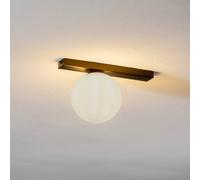 EMIBIG LIGHTING Ceiling lamp Fit, black/opal, 1-bulb