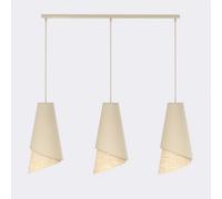 Emibig Lighting Emibig Moda Pendant Lamp 3 X E27 Beige / Rattan