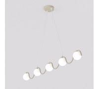 Emibig Lighting Emibig Sinus Pendant Lamp 5 X G9 Beige