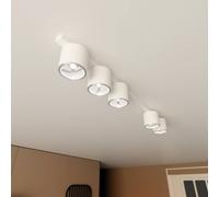 EMIBIG LIGHTING Nano ceiling light, white, 5-bulb, metal