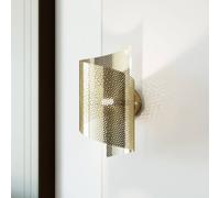 EMIBIG LIGHTING Spiral wall light, gold-coloured, metal, G9, 29 cm high