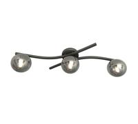 Emibig OPUS Ceiling lamp 3 x E14 Black with Graphite Shade