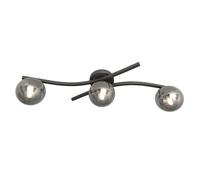 Emibig OPUS Ceiling lamp 3 x E14 Black with Graphite Shade Emibig Black