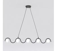 Emibig SINUS Pendant lamp 5 x G9 Black with White Shade