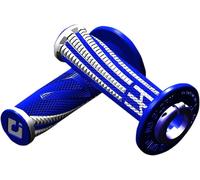 Emig Pro V2 Lock-On Handlebar Grips BLEU / BLANC ODI - H36EPUW