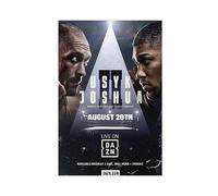 EMIGOS Anthony Joshua Vs. Oleksandr Usyk II 2022 Fight Boxing Poster Canvas Poster Bedroom Decor Sports Landscape Office Room Decor Gift Unframe-style 12x18inch(30x45cm)