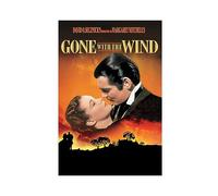 EMIGOS Gone with The Wind - Movie Poster Canvas Poster Wall Art Decor Print Picture Paintings for Living Room Bedroom Decoration Unframe-style 12x18inch(30x45cm)