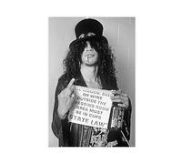 EMIGOS Guitarist SLASH Canvas Poster Wall Art Decor Print Picture Paintings for Living Room Bedroom Decoration Unframe-style 12x18inch(30x45cm)