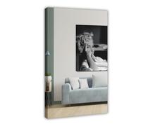 EMIGOS Marilyn Monroe Poster Canvas Poster Bedroom Decor Sports Landscape Office Room Decor Gift Frame-style 24x36inch(60x90cm)