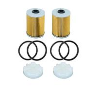 EMIHO Fuel Filter and Disc Filter Disk and O-rings Fit for Mercury Marine Mercruiser Engines with Gen III 3 Fuel Cooler Replace 35-8M0093688 35-866171A01 35-892665 , Water Separating Fuel Filter