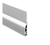 Emiif 1M Draft Excluder for Doors, Self-Adhesive Door Seal Strip Silicone Draught Excluder Bottom Weatherstrip Insulation Blocker for Interior Glass(White)