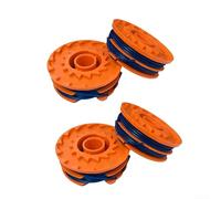 Emiif 4 PACK Spool Lines Replacement Spare For MacAllister B&Q Grasschneider MGT35025 MGT45028 MGT60030 Lawn Mower Accessories