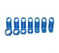 Emiif Automotive Fuel Line and AC Hose Disconnect Tool Set with 7 Sizes for Use (7Pcs)