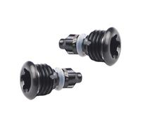 Emiif Bike Brake Lever Bleed Screws with O-Ring, Alloy Replacement Bolts Compatible with Magura MT2 MT4 MT5 MT7 MT8, 2 Pack