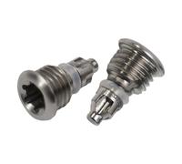 Emiif Bike Brake Lever Bleed Screws with O-Ring Compatible with Magura MT2 MT4 MT5 MT7 MT8 Alloy Bolts 2 Pack Black
