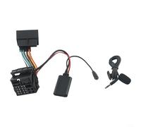 Emiif BlesConi Bluetooth 5.0 AUX Adapter with External Microphone for Opel CD30 CDC40 CD70 DVD90 Car Radio(Old Style)