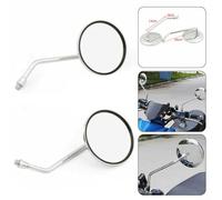 Emiif BlesConi Classic Round Rearview Mirrors 10mm for Suzuki GT 125/185/250/380/550/750 and T500/A100 Motorcycles