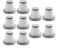 Emiif for Bush for Hoover VSC02B16T-30 Filter Robot Vacuum Cleaner Accessories Air Purification(10pcs)
