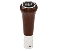 Emiif Gear Shifter Knob, Walnut Wood Grain, 5 Speed, Classic Design with Adapters for Most Cars, SUVs and Trucks(Wood Grain A