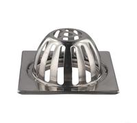 Emiif Gutter Downspout Guard, Stainless Steel Gutter Leaf Guard Downpipe Protection Grid Roof Pipes Drain Cover Prevents Debris Leaves Blockage(Square 4inch)