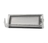 Emiif Left Rear License Plate Light Lens for Jeep Grand Cherokee 2005-2010, Compatible with Part Number 68020955AB