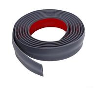 Emiif PVC TPE Flexible Edge Strips Decorative Splicing Pressure Lines Peel Molding Trim for Corners Curves Doors Windows Home Interior, 6m(grey)