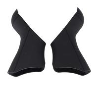 Emiif Road Bicycle Brake Gear Shift Covers Silica Gel Hoods Compatible with Shimano Sora Claris ST2400 ST3500 Black