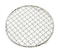 Emiif Round Cooling Rack Stainless Steel Wire Rack Oven Grill Sheet Cooling Racks Baking Rack for Baking Grilling Drying Pies Cakes Biscuits Pizza(13cm)