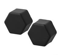 Emiif Scooter Nut Stoppers for Kukirin G3 Pro - Silcone Motor/Rocker Shaft Cap (33mm & 27.7mm) - Black, Lightweight (7.9g/6.8g) - 2 Pack(Rocker Shaft Nut)