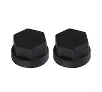 Emiif Scooter Nut Stoppers for Kukirin G3 Pro - Silcone Motor/Rocker Shaft Cap (33mm & 27.7mm) - Black, Lightweight (7.9g/6.8g) - 2 Pack(Motor Shaft Nut)