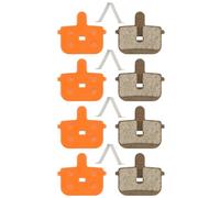 Emiif Semi-Metal Brake Pads 4 Pairs for Kugoo G-Booster Electric Scooter, Compatible with Tongli and Forever Bicycle Calipers