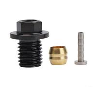 Emiif SM-BH90-JK-SSR Hydraulic Brake Olive Kit - Metal Insert & Nut Set -Brake Hose Replacement Parts